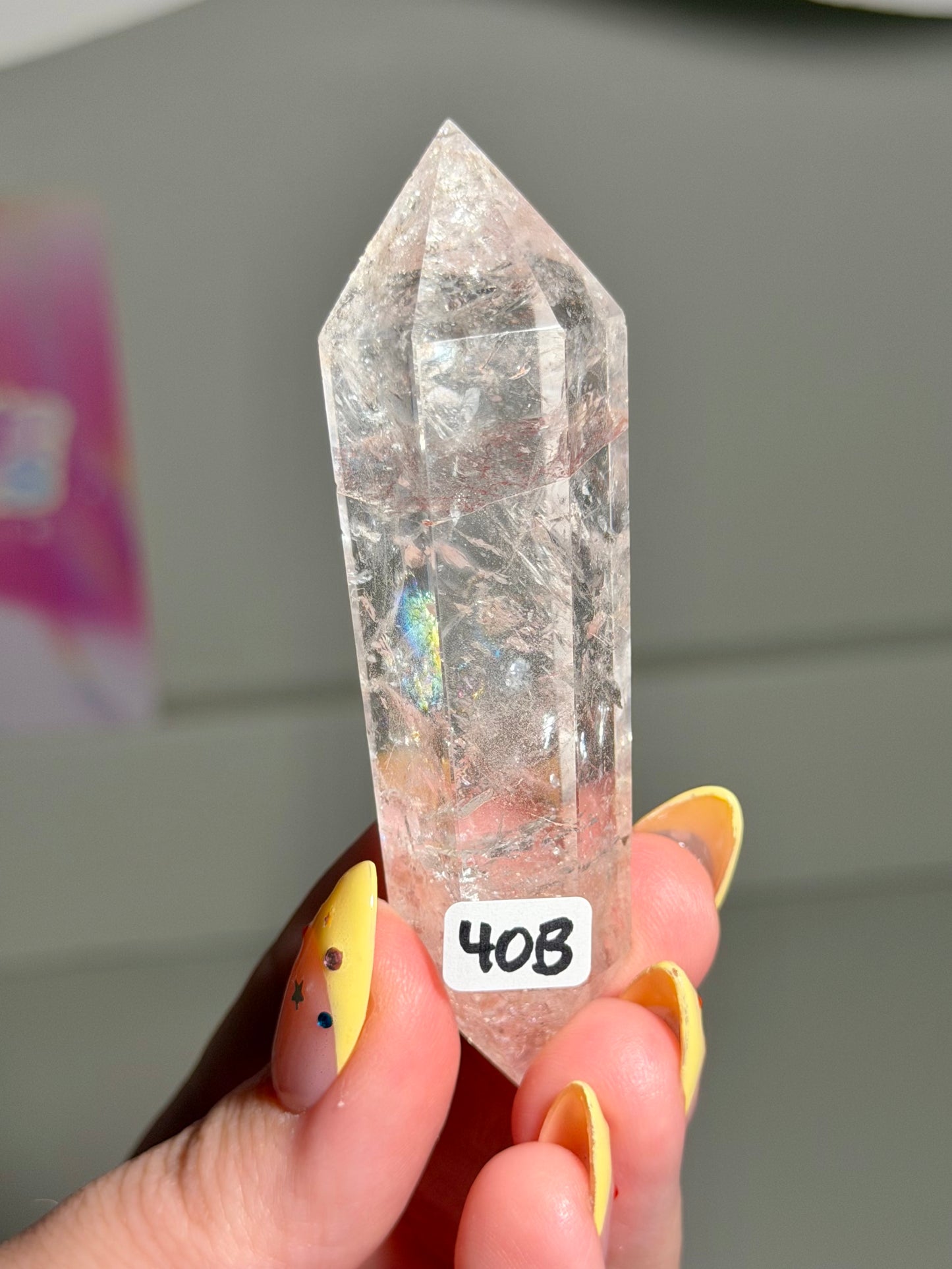 HQ Pink Fire Quartz DT (40B) ⟢
