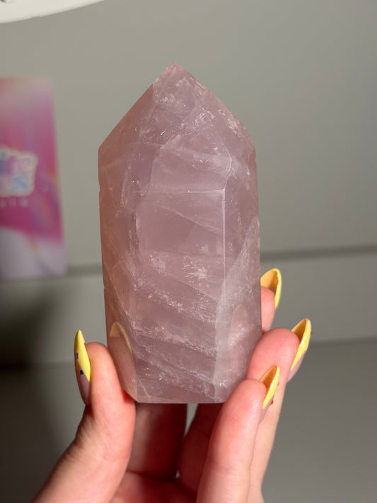 Rose Quartz Mini Tower (36A) ⟢