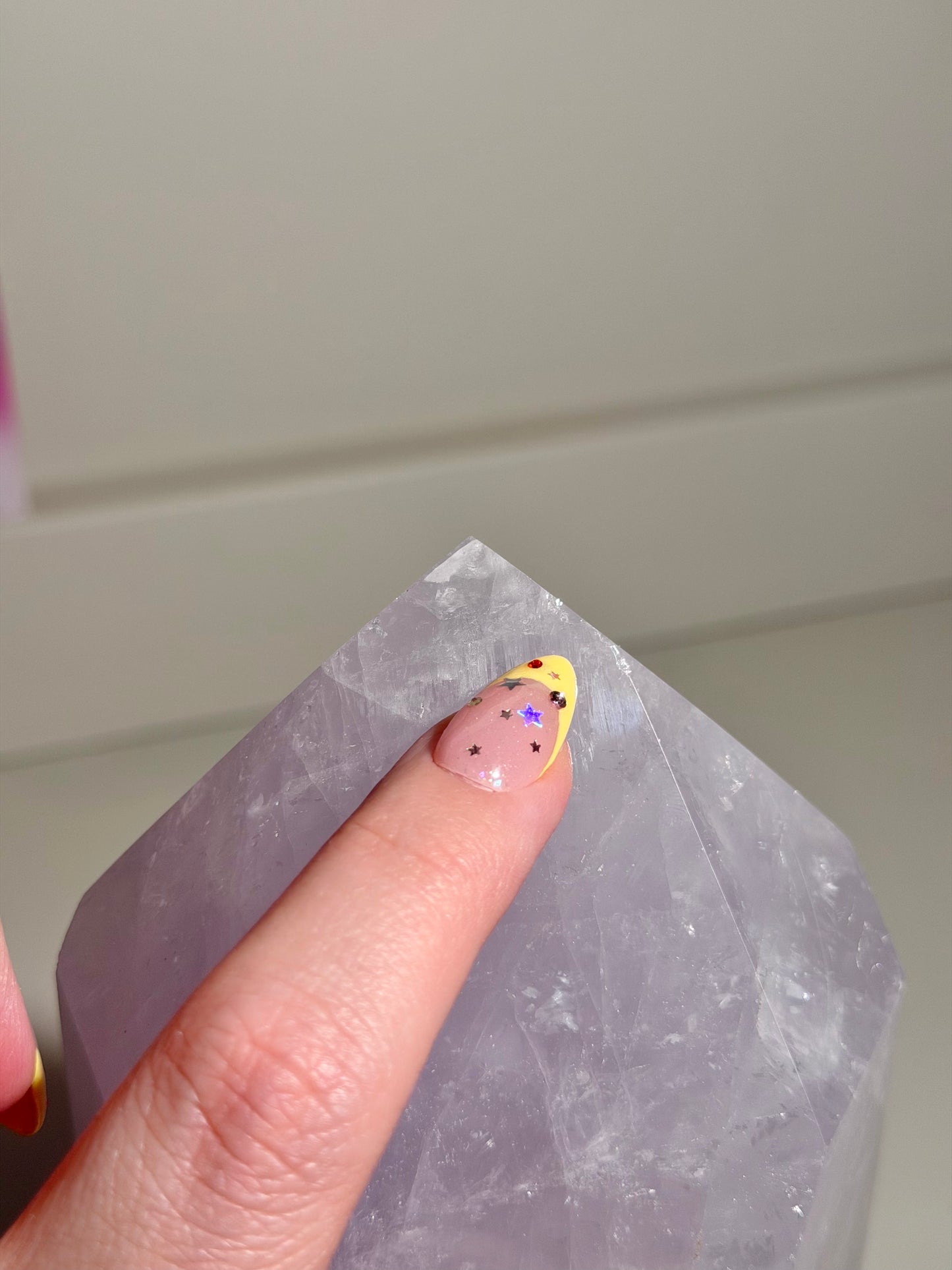 Rose Quartz Tower (333) ⟢ Purple Ice Statement