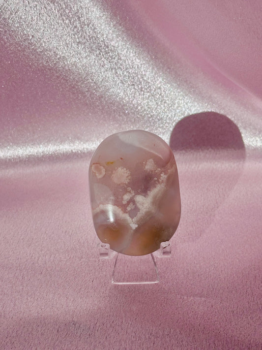 Flower agate palmstone (C)