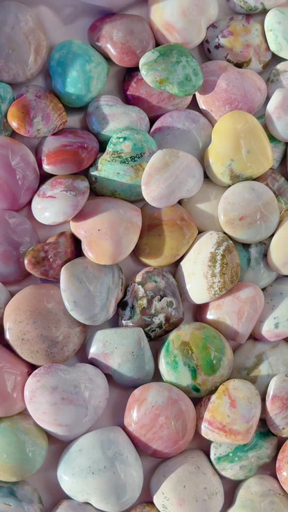 Sea jasper cookies & hearts - intuitively selected