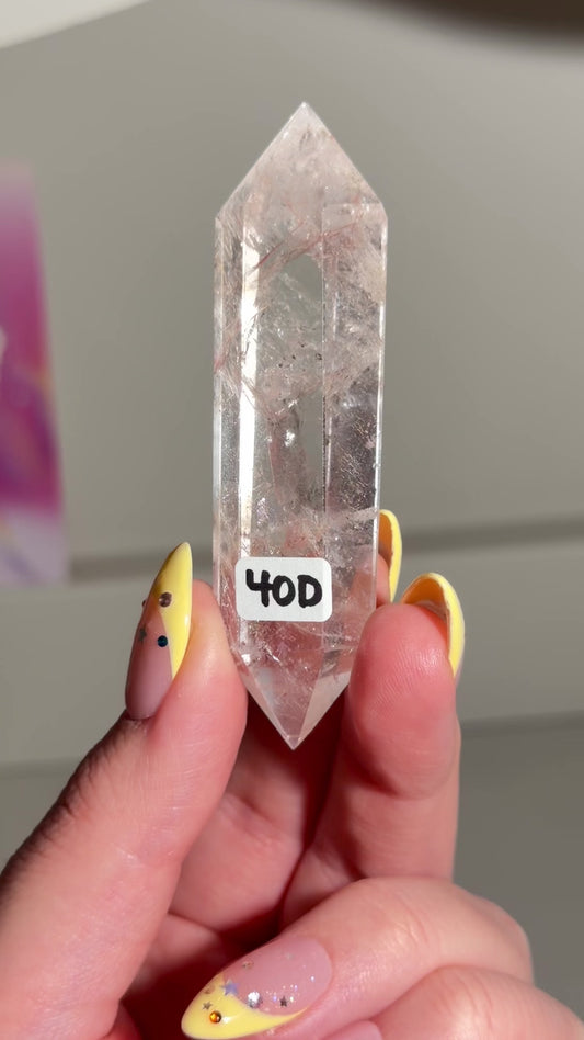 HQ Pink Fire Quartz DT (40D) ⟢