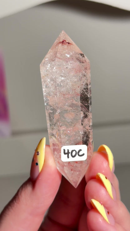 HQ Pink Fire Quartz DT (40C) ⟢