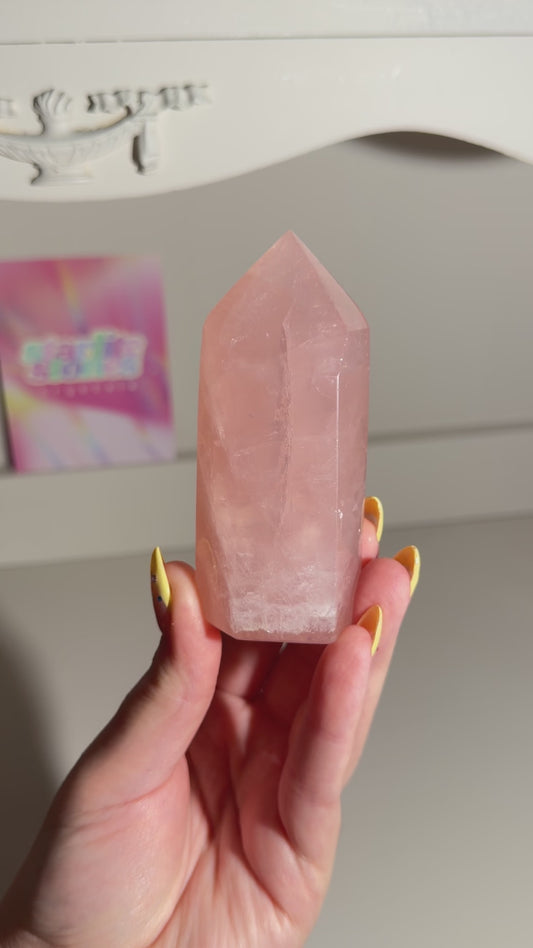 Rose Quartz Mini Tower (28) ⟢