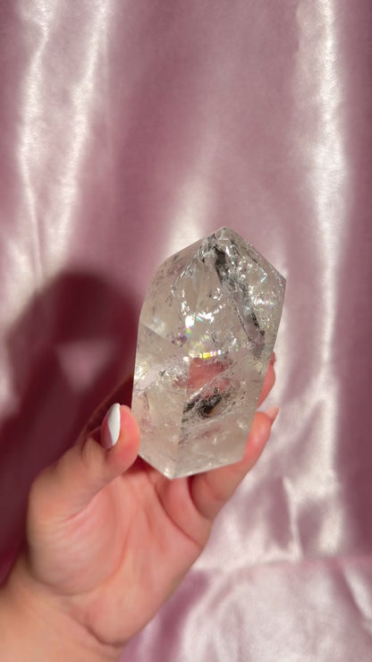 Brazilian Clear Quartz Tower