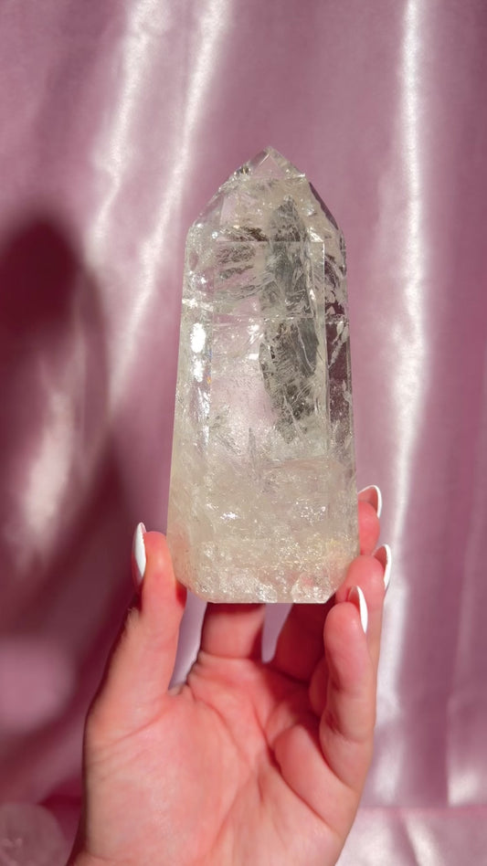 Brazilian Clear Quartz Tower (A)