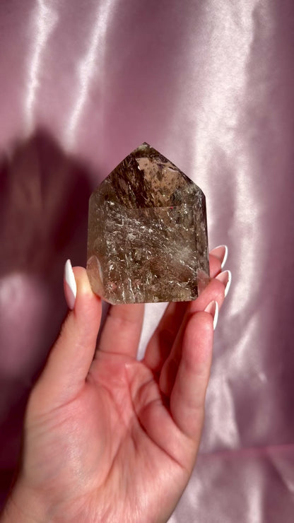 Brazilian Smoky Quartz Tower *imperfect