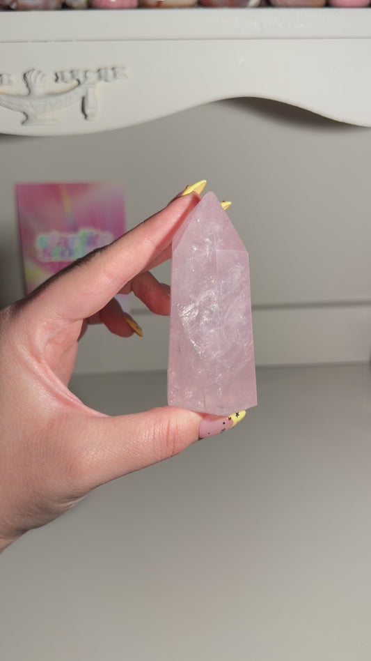 Rose Quartz Mini Tower (24) ⟢