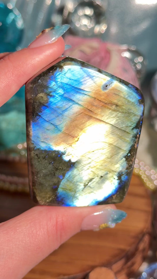 Labradorite freeform from Madagascar 15B