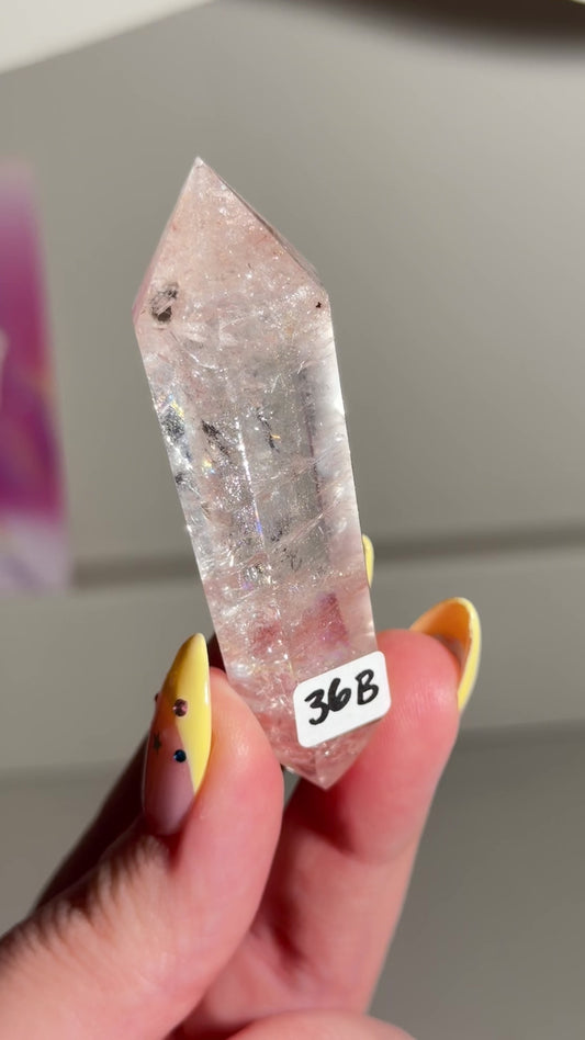 HQ Pink Fire Quartz DT (36B) ⟢